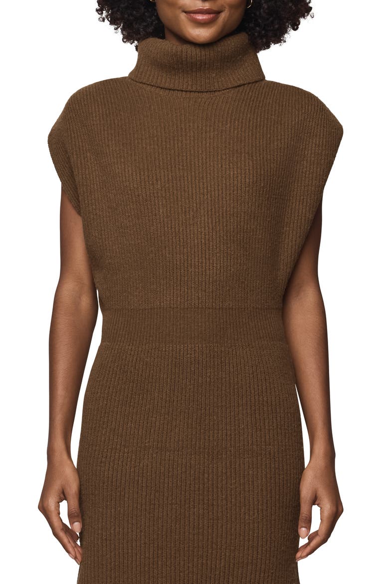 Marigold Maxi Sweater Dress, Alternate, color, DARK SADDLE