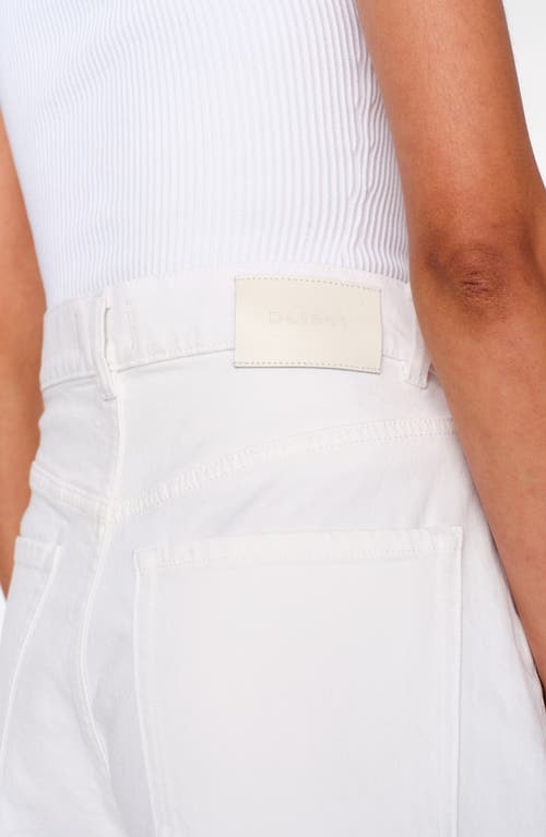 Dl1961 Taylor Ultra High Waist Denim Shorts In White Vintage