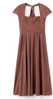 MANGO Polka Dot A-Line Dress