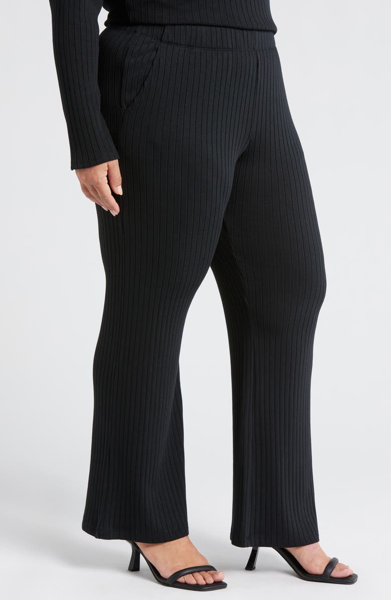 Universal Standard Rib Bootcut Pants, Alternate, color,