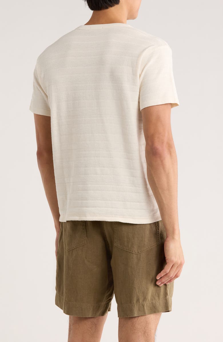 BUCK MASON Vintage Jacquard Cotton Crew T-Shirt, Alternate, color, 