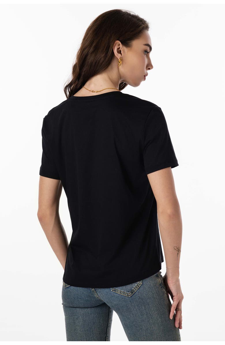 SILKSILKY Silk Knitted Round Neck T-Shirt, Alternate, color, 