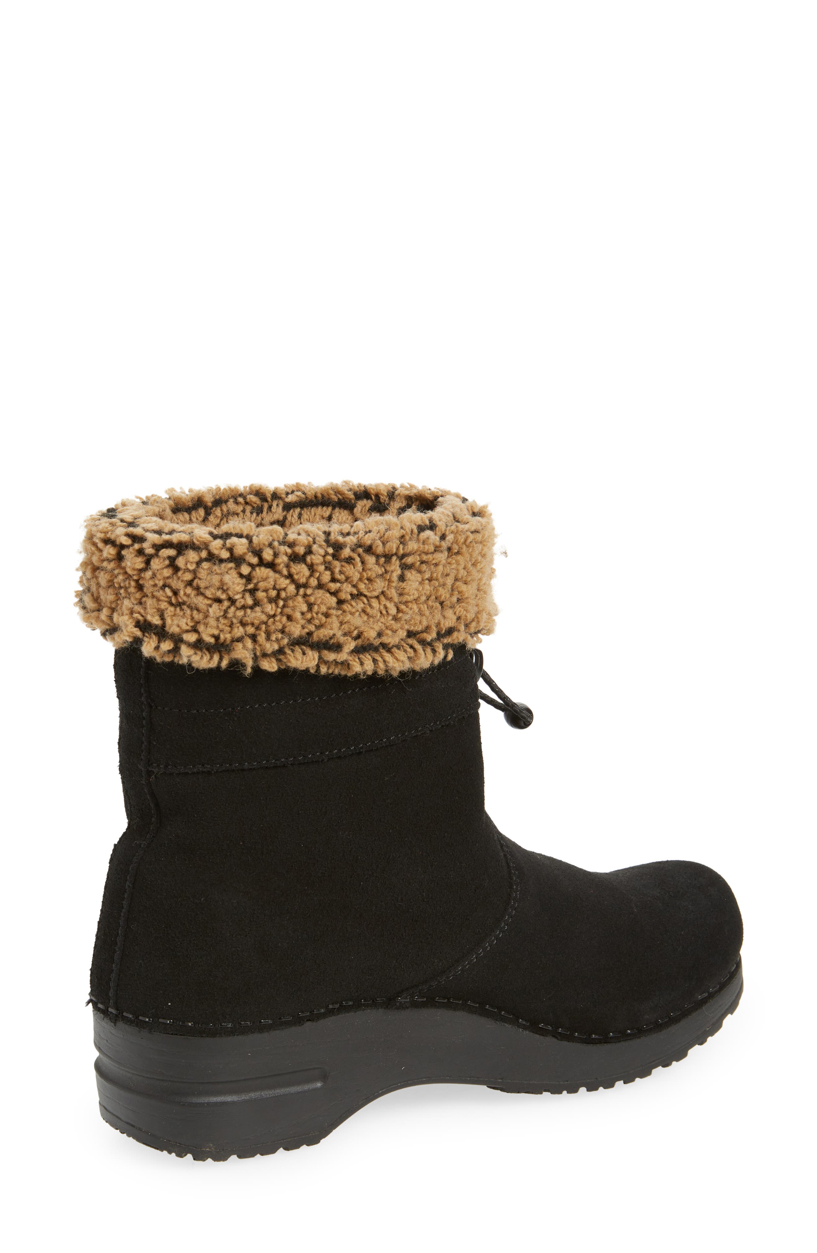 Sanita Yama Fleece Bootie, Alternate, color, Black