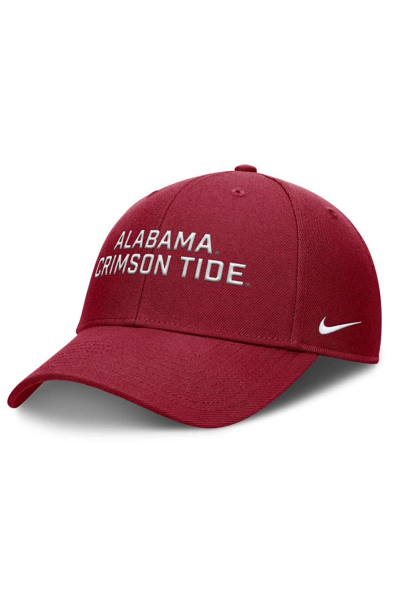 Nike Men's Nike Crimson Alabama Crimson Tide Rise Practice Adjustable Hat, Main, color, Crimson