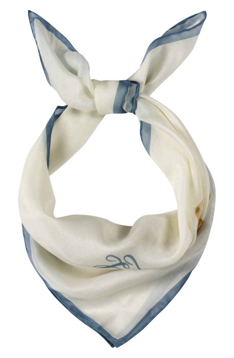 Polo Ralph Lauren Golden Retriever Silk Square Scarf, Main, color, 