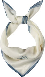 Lauren Ralph Lauren Golden Retriever Silk Square Scarf