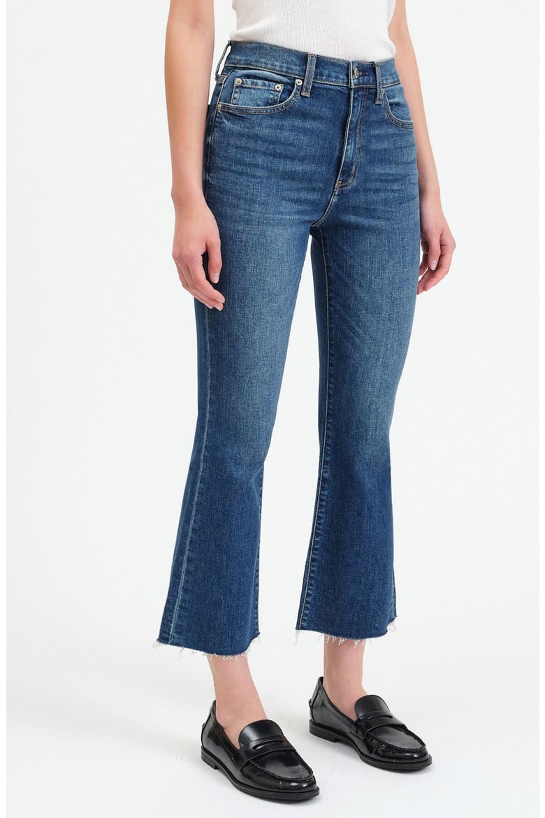 Shy Girl High Waist Crop Flare Jeans, Alternate, color, INFLUENCER