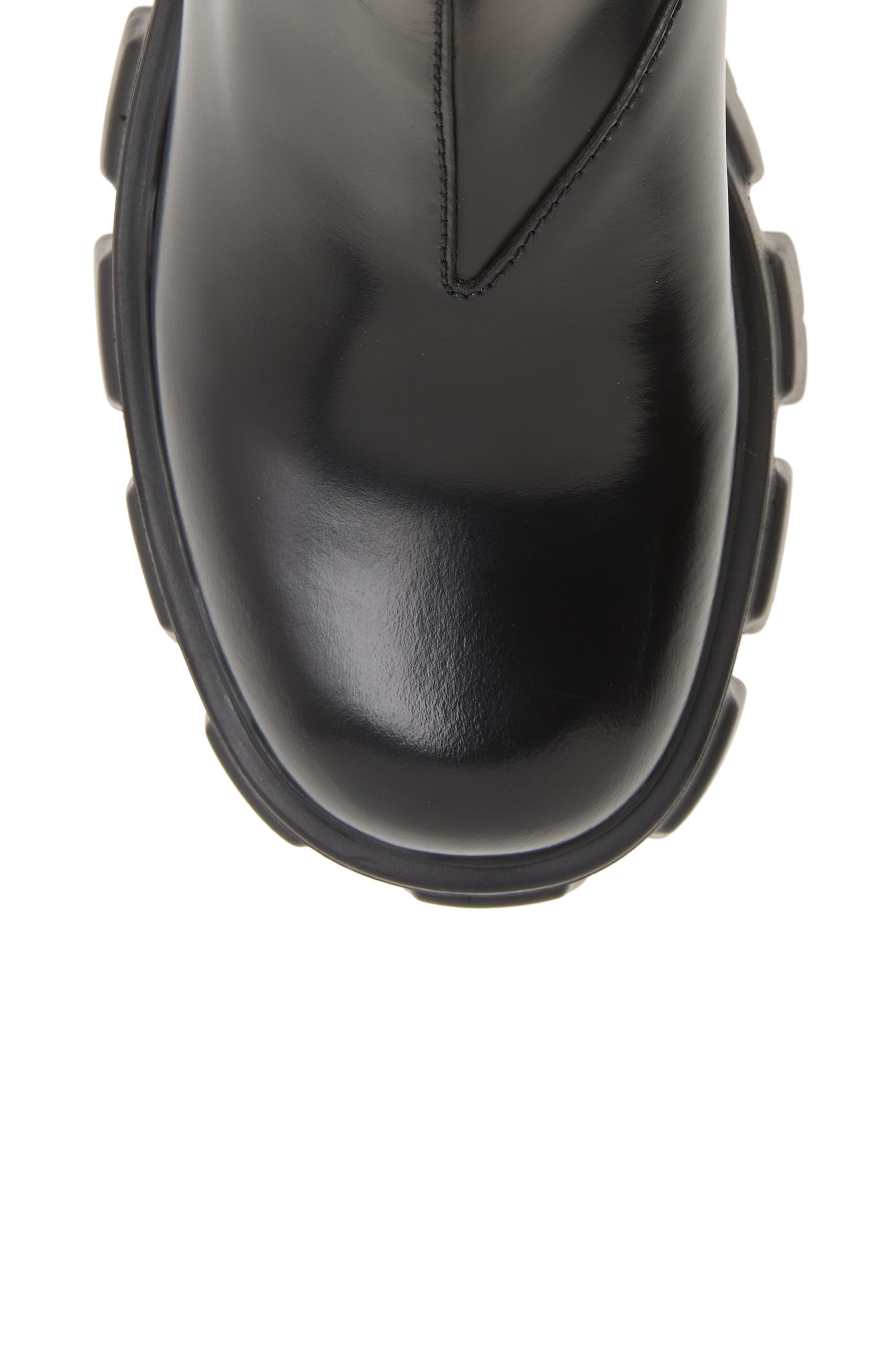 Monolith Lug Sole Chelsea Boot, Alternate, color, NERO