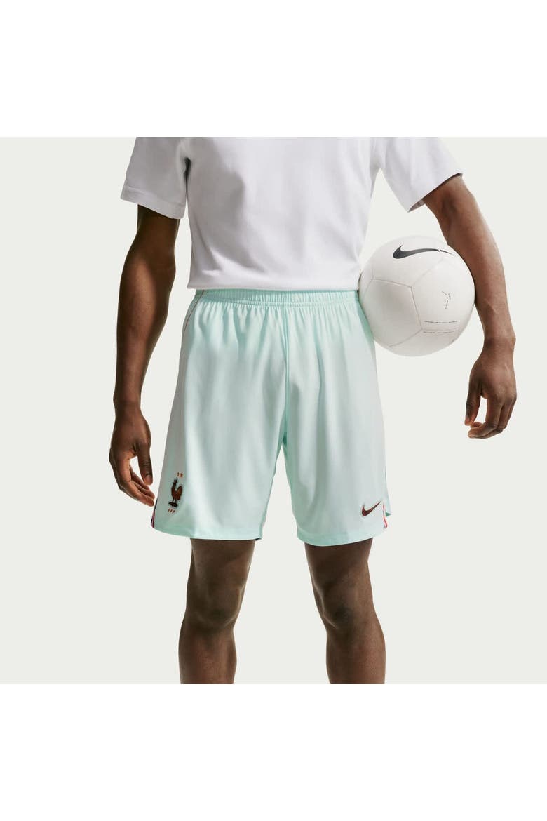 Men's Nike Green France National Team 2026 Away Stadium Replica Shorts, Main, color, Green