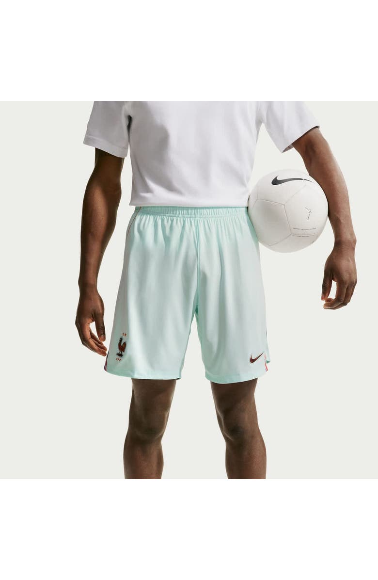 Nike Men's Nike Green France National Team 2026 Away Stadium Replica Shorts, Main, color, Green