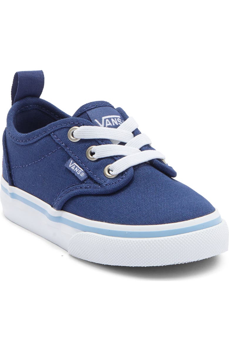 Vans Kids' Atwood Slip On Sneaker, Main, color, Embroidery True Navy