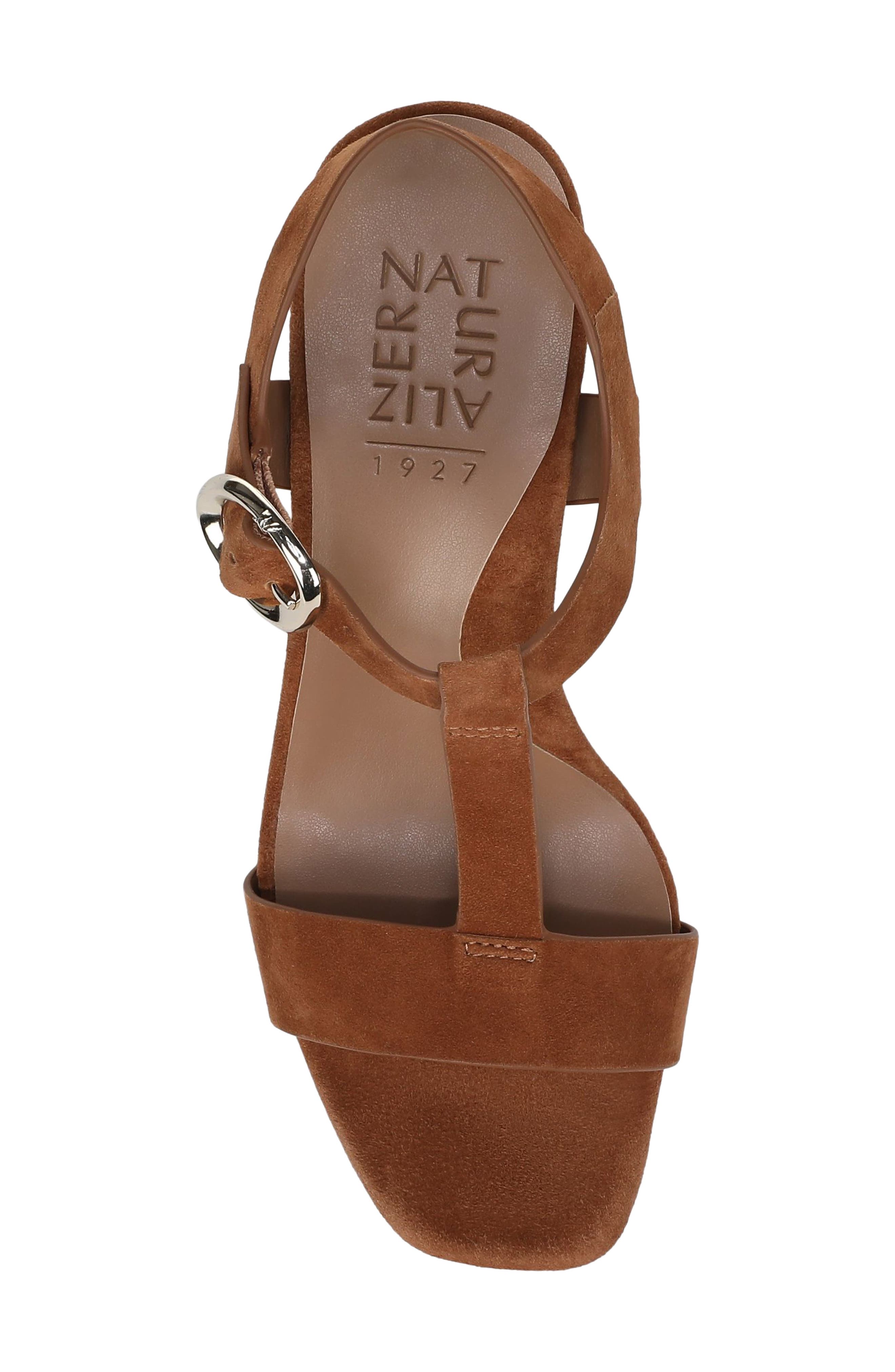Naturalizer Jordis Slingback Platform Sandal, Alternate, color, Walnut Wake