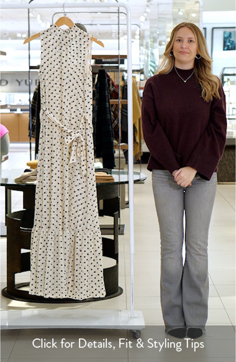 Polka Dot Sleeveless Gown, sales video thumbnail