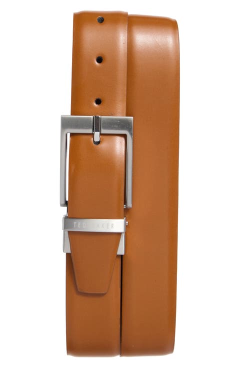 Reversible Leather Dress Belt
