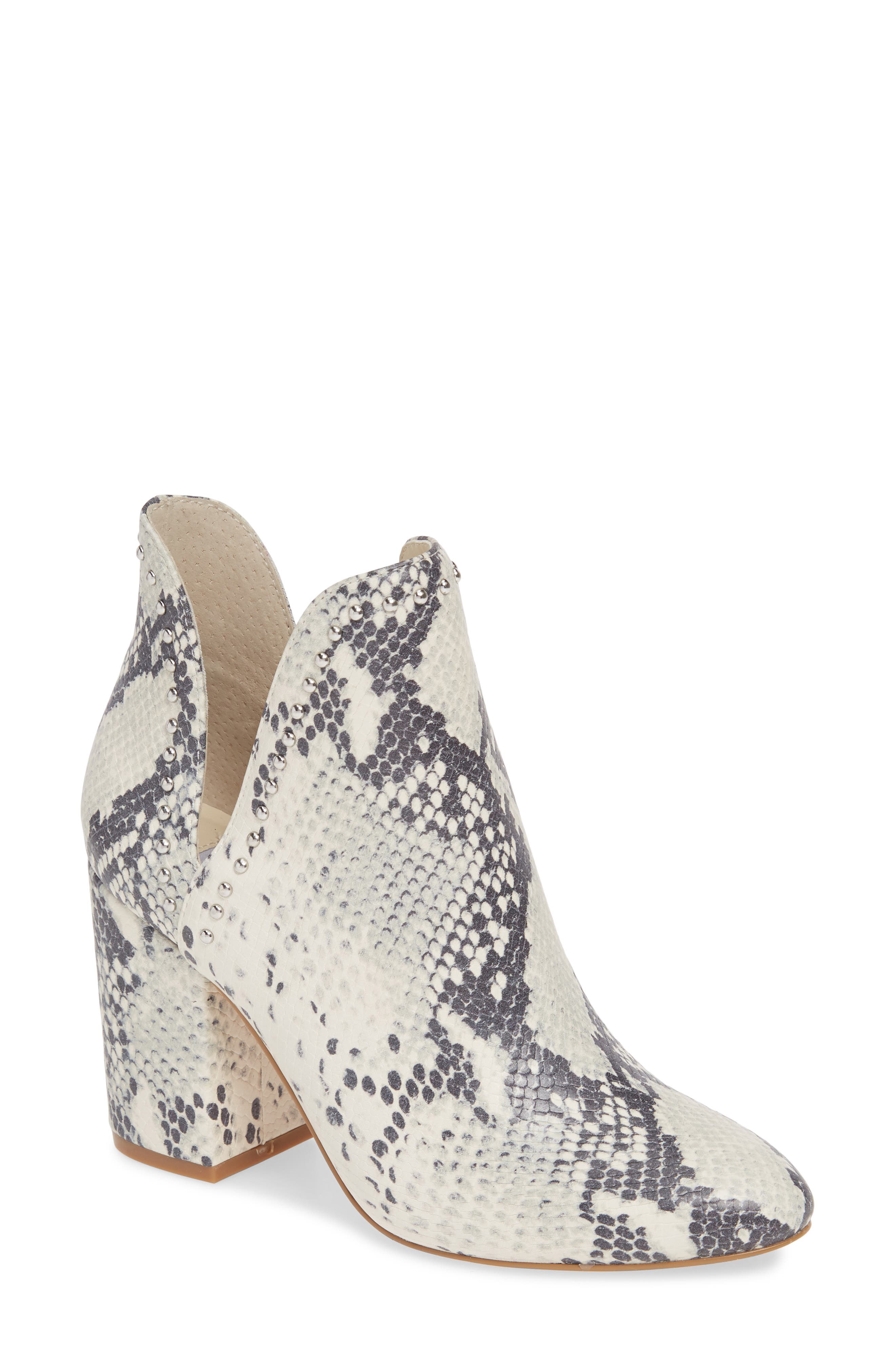 Rockstar Bootie, Main, color, NATURAL SNAKE PRINT