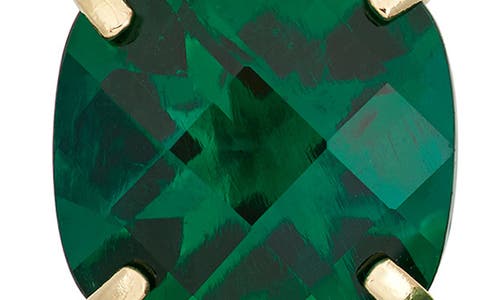 Fzn 10k Gold Solitaire Garnet Stud Earrings