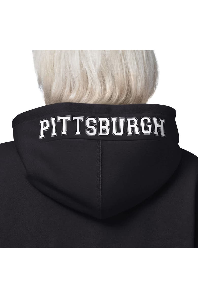 Women's Starter  Black Pittsburgh Steelers 4th Down Full-Zip Hoodie, Alternate, color, Black