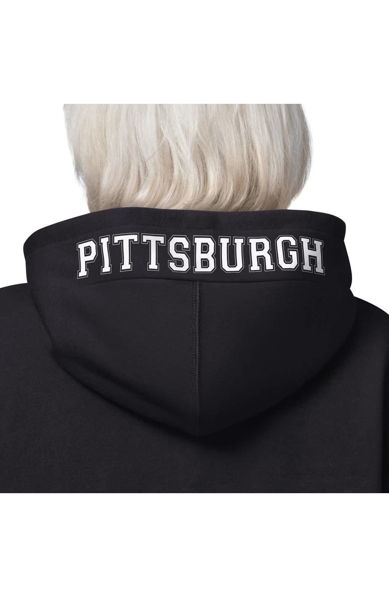 STARTER Women's Starter  Black Pittsburgh Steelers 4th Down Full-Zip Hoodie, Alternate, color, Black