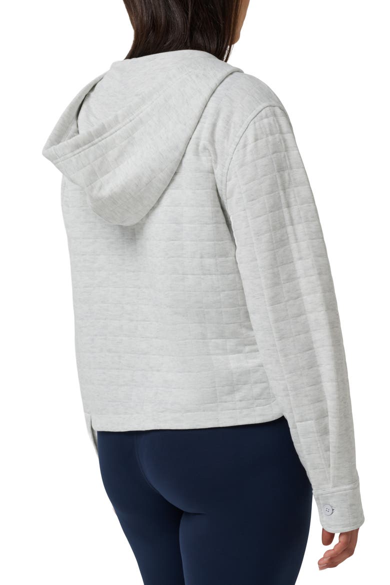 Coastal Quilted Hooded Jacket, Alternate, color, HEATHER LIGHT GREY