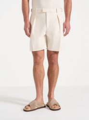 Manière De Voir Marin Tailored Pleated Shorts