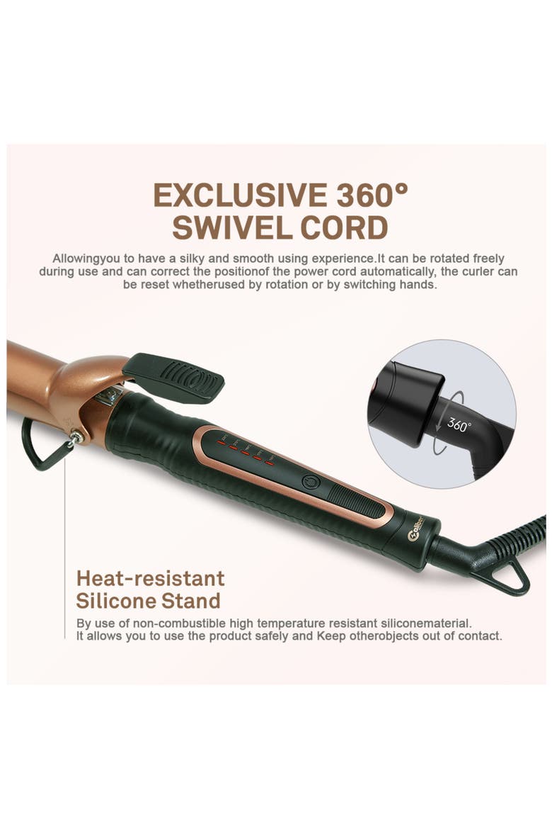 Inno 1-Inch Professional Curling Iron, Alternate, color, Brass