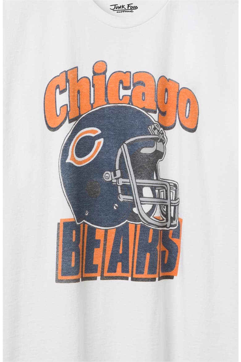 Chicago Bears Throwback Helmet Cotton Graphic T-Shirt, Alternate, color, WHITE