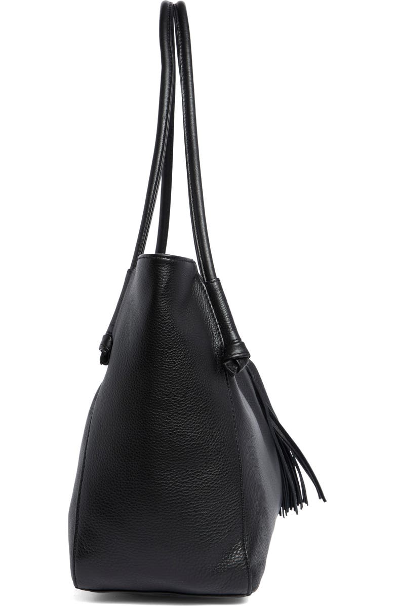 HOBO Endure Leather Tote, Alternate, color, Black