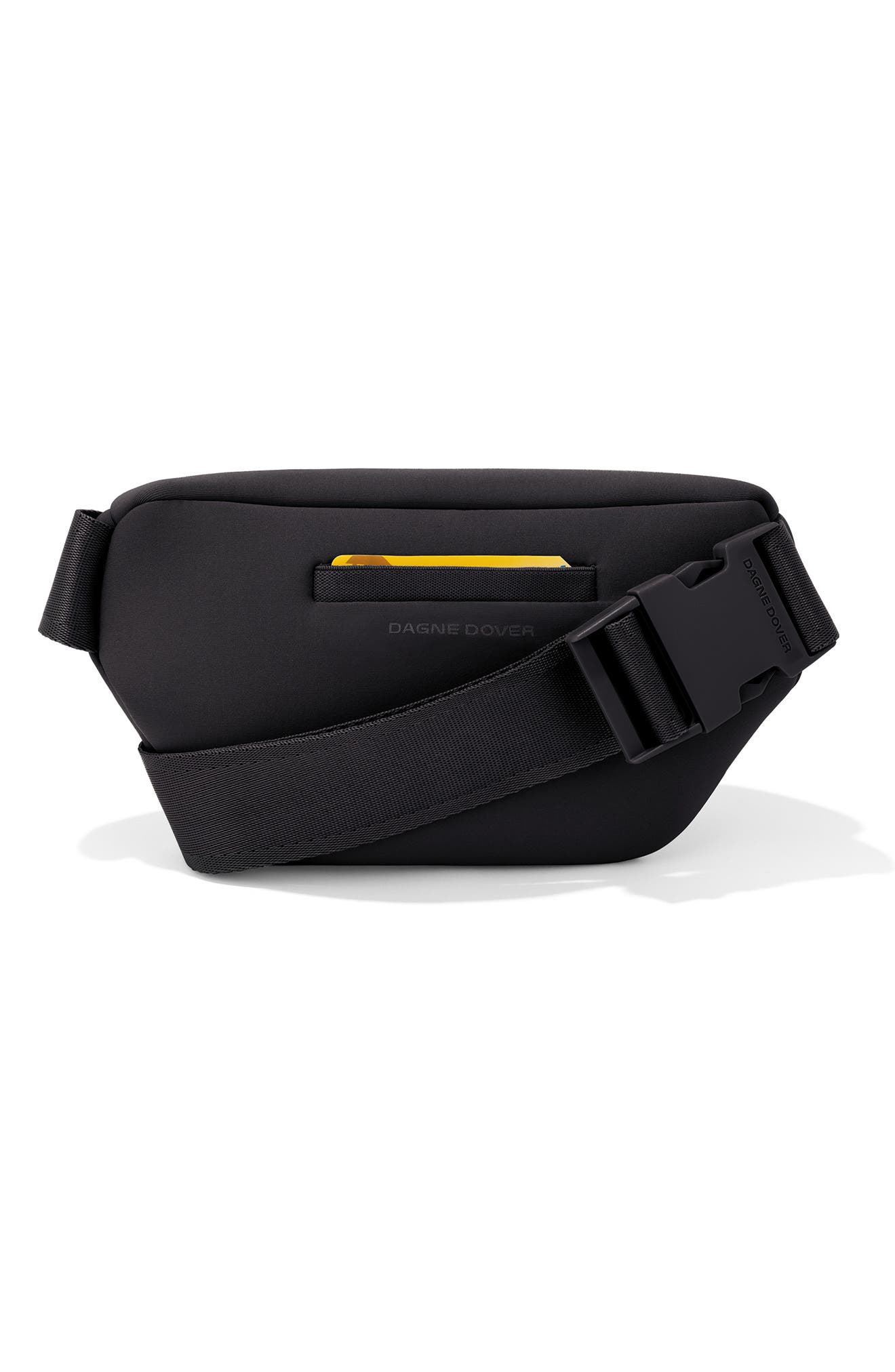 Dagne Dover Ace Belt Bag, Alternate, color, Onyx