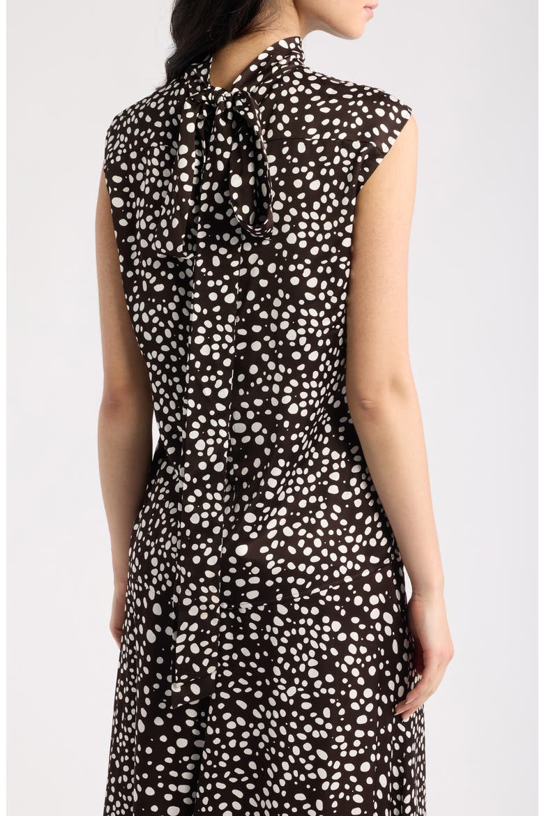 Dot Sleeveless Blouse, Alternate, color, MOLE DOT
