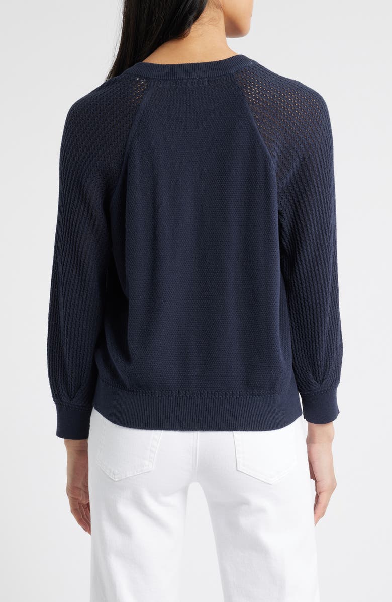Wit & Wisdom V-Notch Sweater, Alternate, color, 