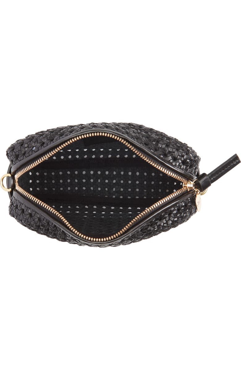 Clare V. Midi Sac Woven Leather Crossbody Bag, Alternate, color,