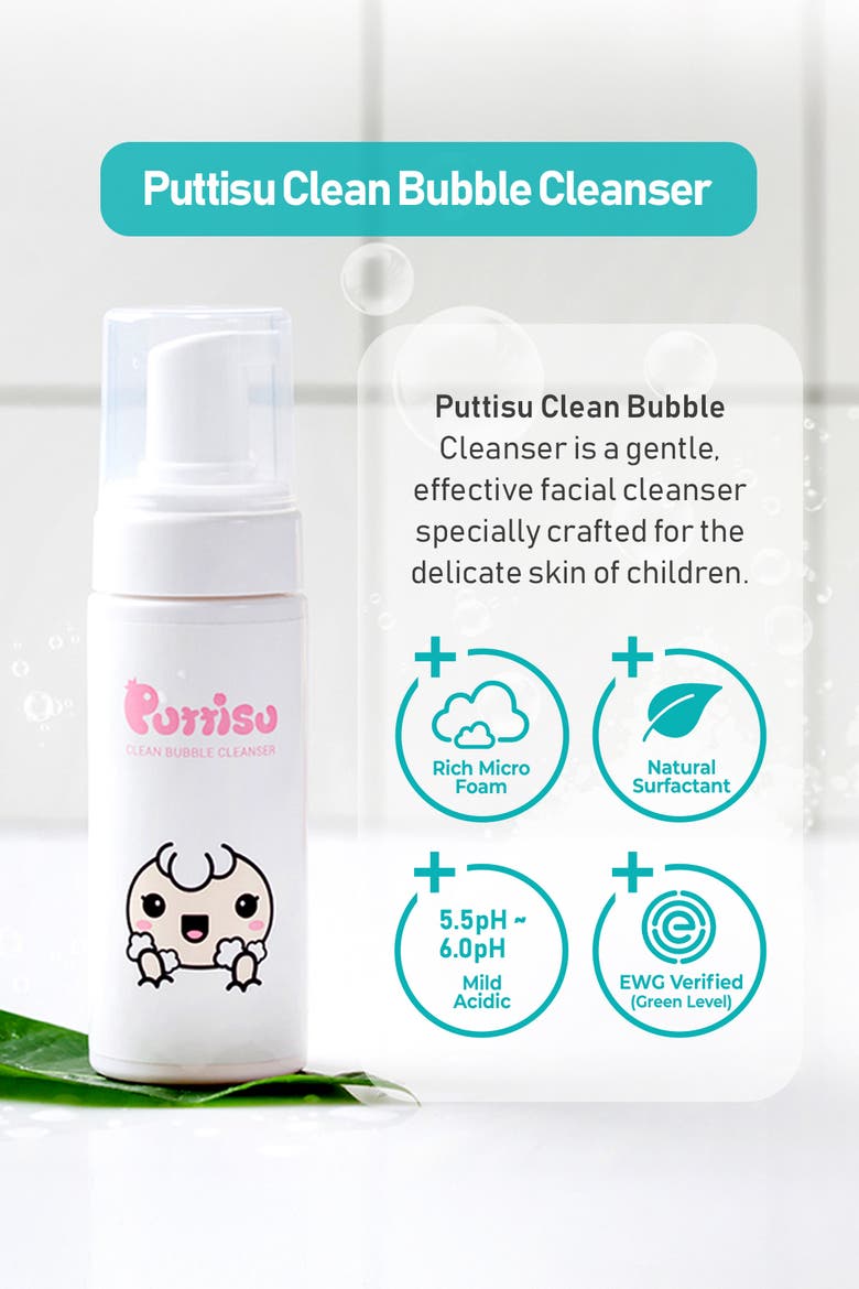 Clean Bubble Cleanser, Alternate, color, White