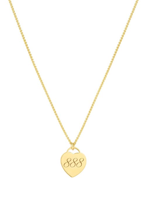 Set & Stones Alice Angel Numbers Necklace In White