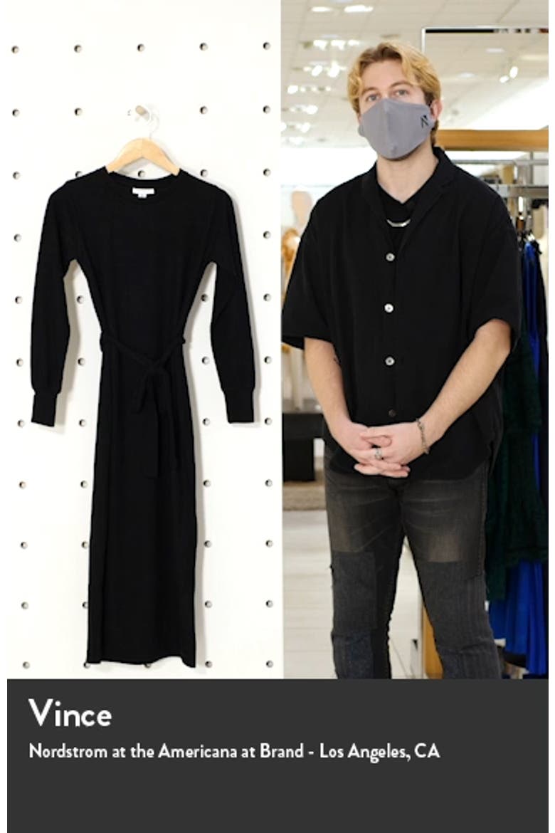 Long Sleeve Knit Midi Dress video