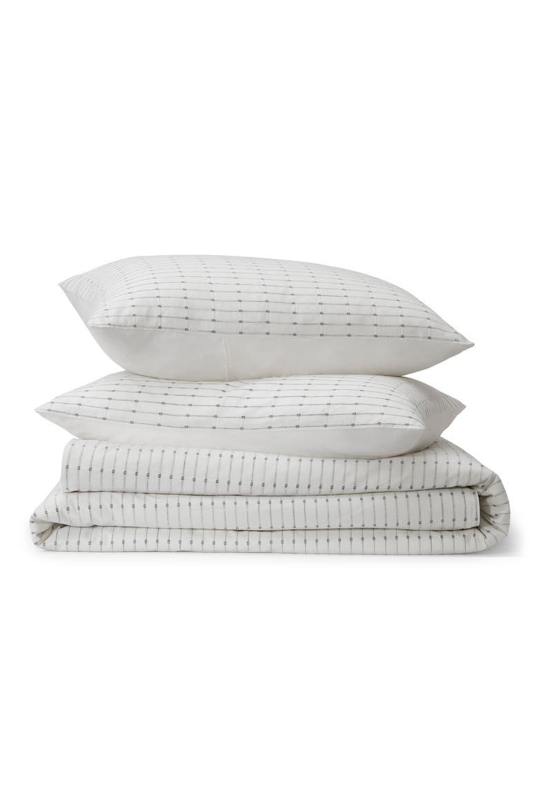 Set of 2 Soft Grid Pillow Shams, Main, color, INDIGO