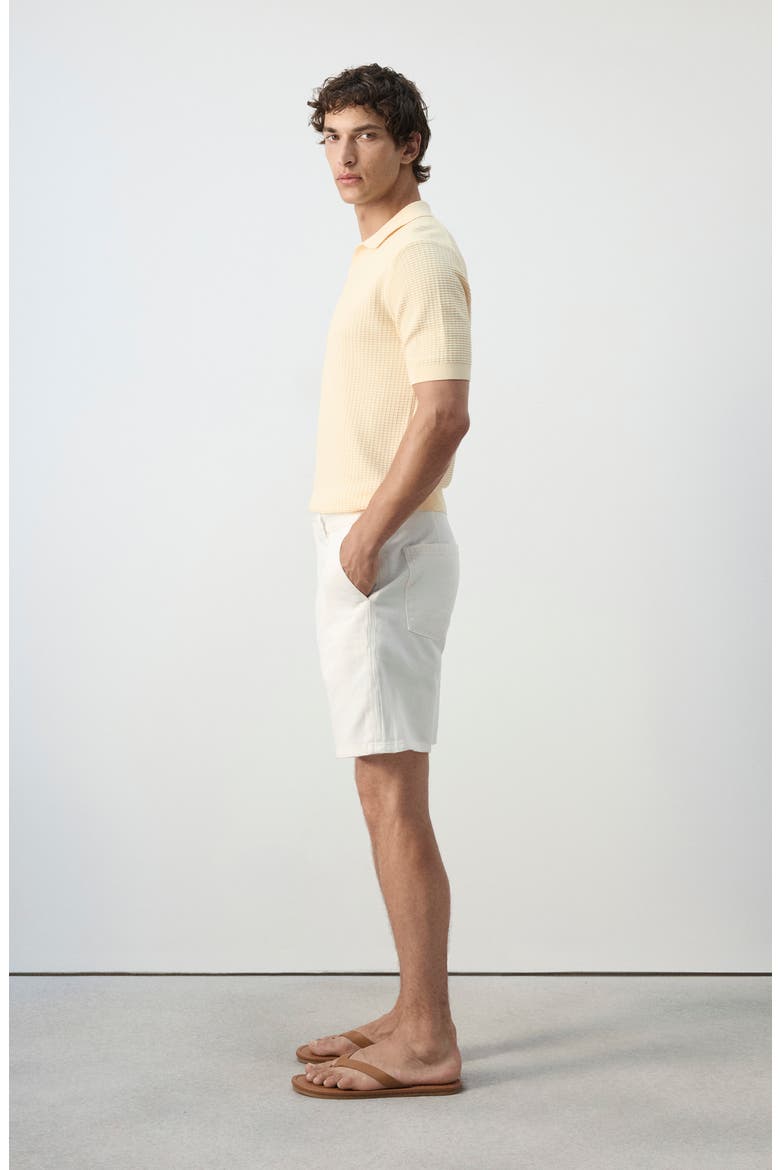 Regular Fit Bermuda Shorts, Alternate, color, OFF WHITE