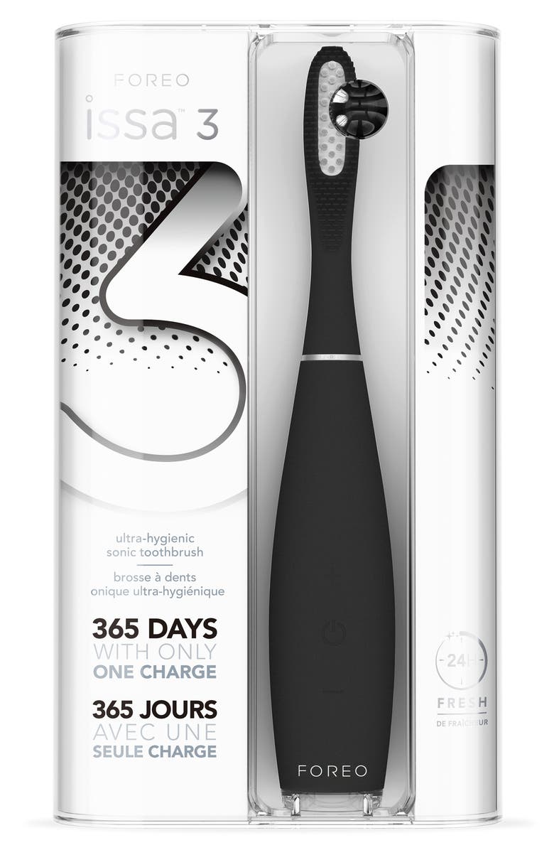 FOREO ISSA 3 Electric Toothbrush, Alternate, color, Black