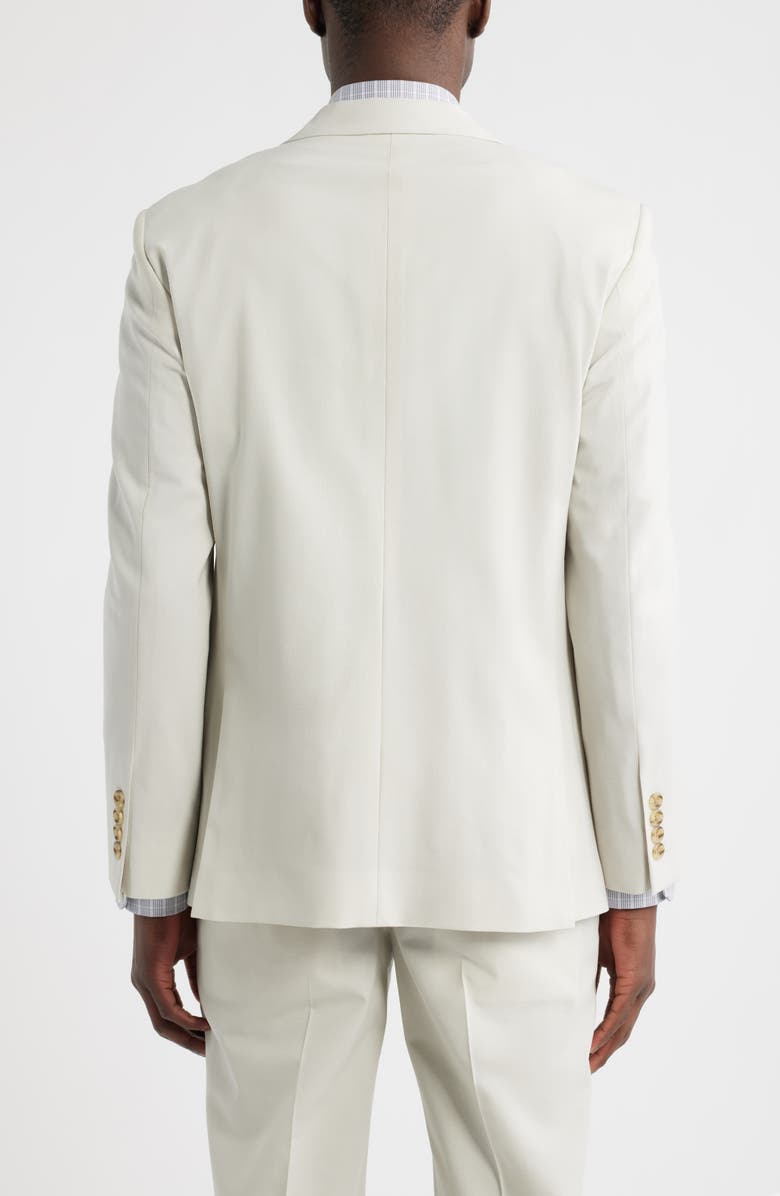 Nordstrom Henrik Trim Fit Solid Stretch Wool Suit Jacket, Alternate, color, Grey Moonbeam