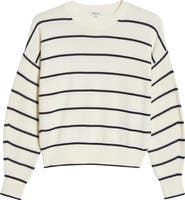 Madewell Mixed Knit Stripe Sweater
