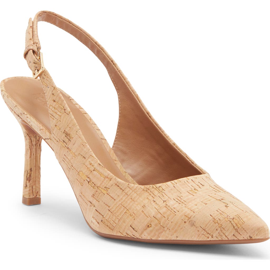 Nordstrom Rack Priscilla Slingback Pump In Natural Cork