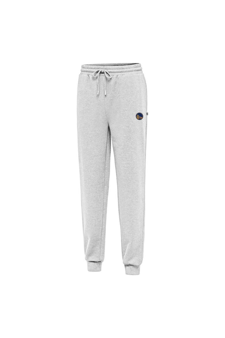 Men's Antigua Heather Gray Golden State Warriors  Idol Jogger Pants, Alternate, color, Heather Gray