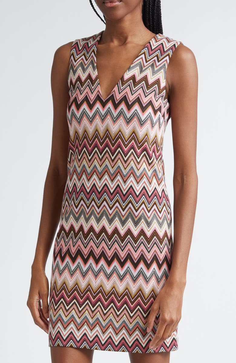 Missoni Zigzag Minidress, Alternate, color, 