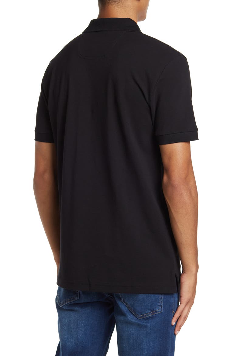 Piro Solid Polo, Alternate, color, BLACK