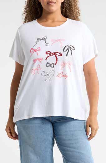 Lucky Brand Not Enough Bows Graphic T-Shirt