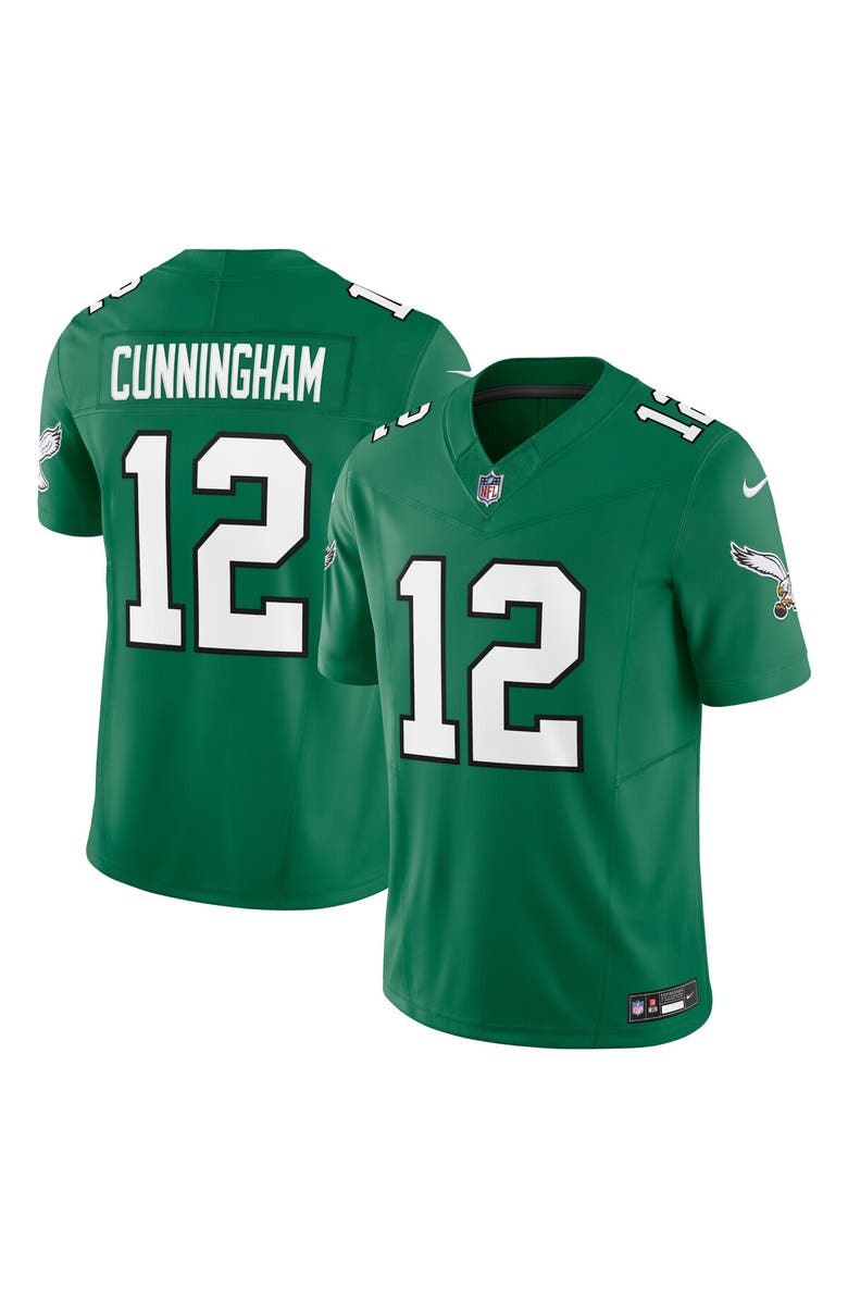 Nike Men's Nike Randall Cunningham Kelly Green Philadelphia Eagles Alternate Vapor F.U.S.E. Limited Jersey, Main, color, Kelly Green