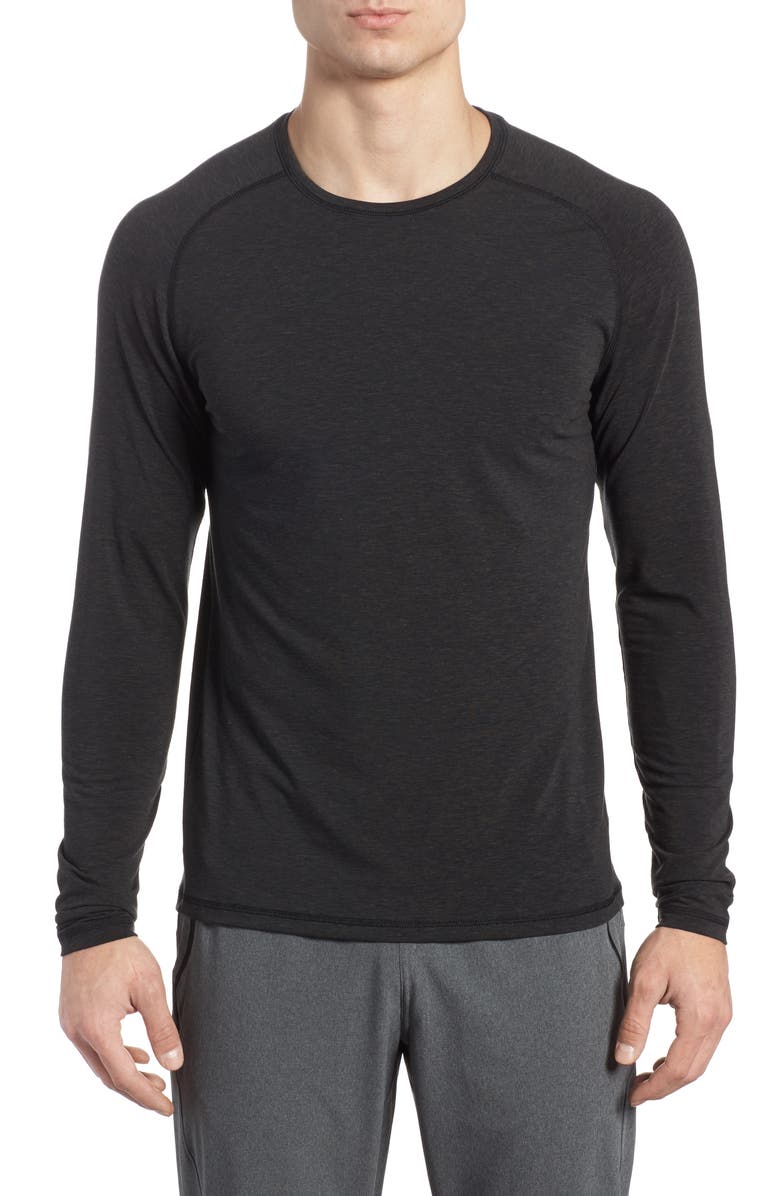 Zella Long Sleeve Base Layer Tee, Main, color, 