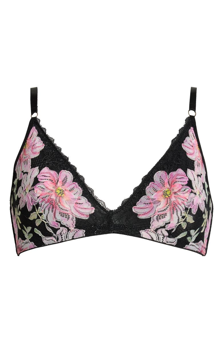 KILO BRAVA Lace Bralette, Alternate, color, Printed Primrose