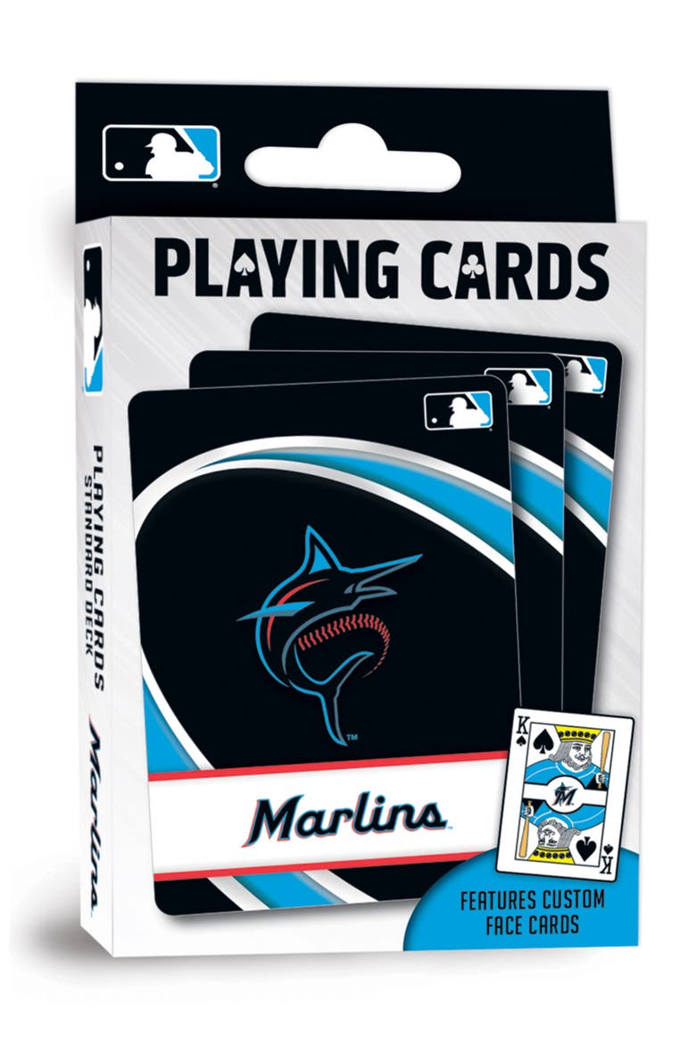 Miami Marlins Playing Cards, Main, color, Multicolor