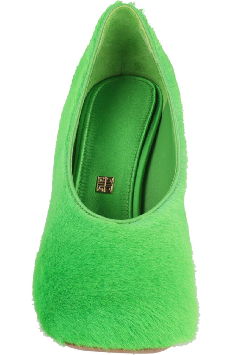 Givenchy Square Toe Spike Heel Pump, Alternate, color, Green