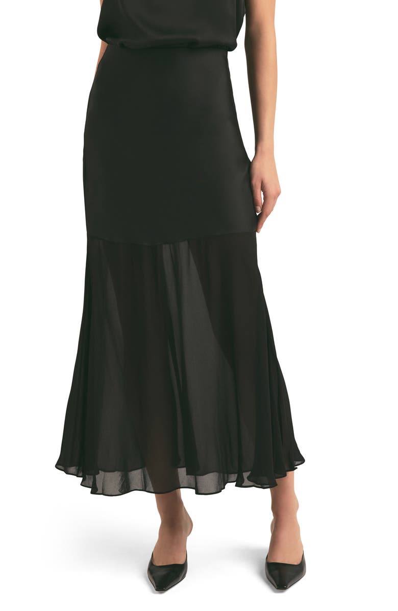 Favorite Daughter The Fancy Favorite Semi-Sheer Maxi Skirt, Main, color,